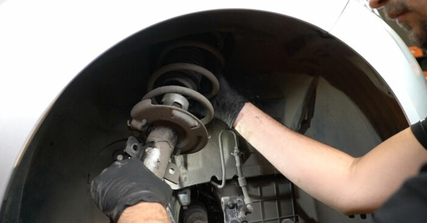 How to change front coil springs on Ford Fiesta JA8 replacement guide
