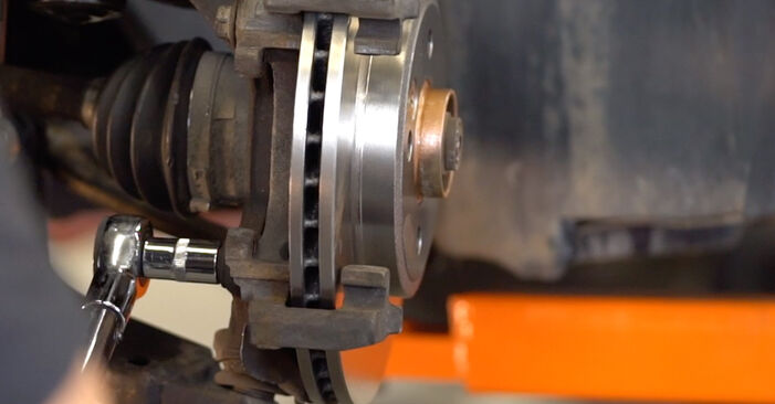 How to replace Brake Discs on MINI Hatchback (R50, R53) 2006: download PDF manuals and video instructions