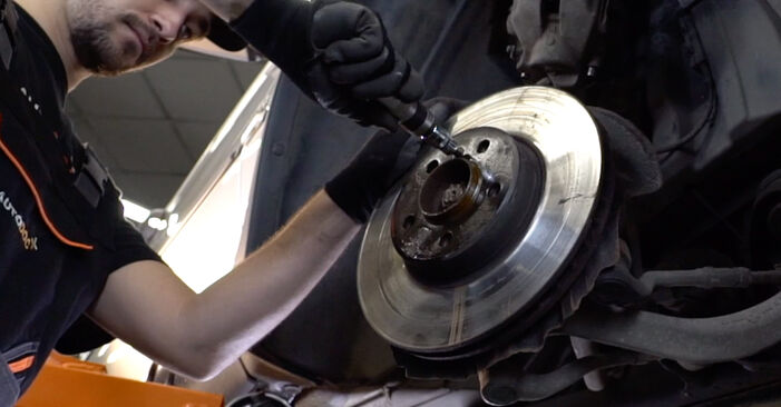 How to remove BMW X5 4.8 is 2004 Brake Discs - online easy-to-follow instructions