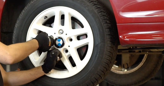 How to remove BMW 3 SERIES 323Ci 2.5 2004 Brake Discs - online easy-to-follow instructions