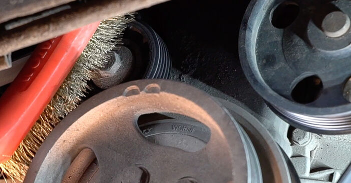 Hvordan skifte FIAT DOBLO 2007 Kileribberem trinn–for–trinn veiledning