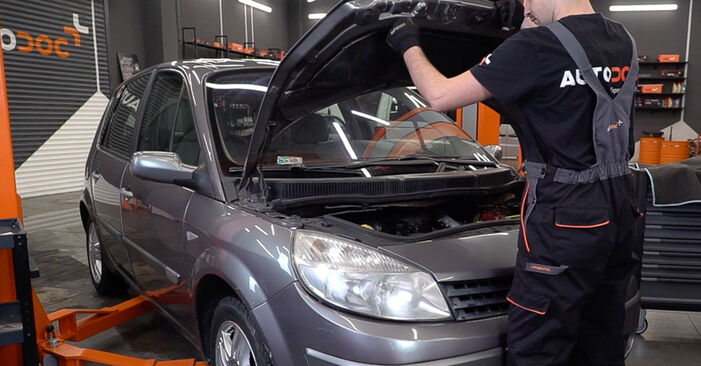 How to change Brake Pads on Renault Scenic 2 2003 - free PDF and video manuals