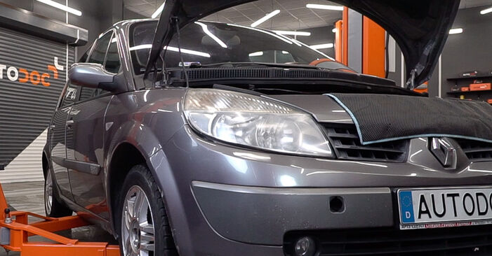 How to change Control Arm on Renault Scenic 2 2003 - free PDF and video manuals