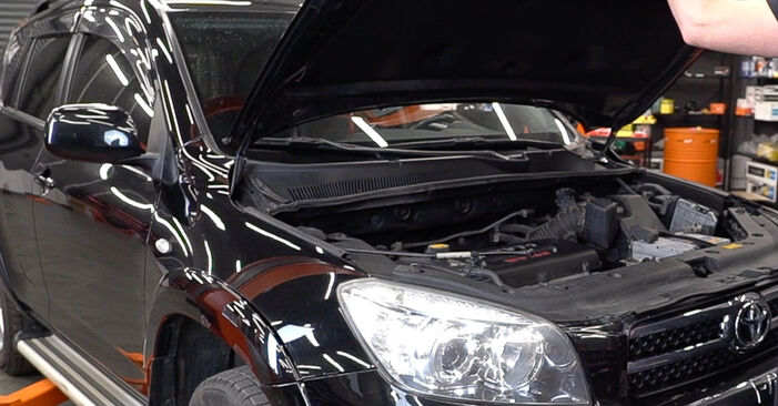 Hvordan skifte Bremseskiver på Toyota RAV4 III 2005 – gratis PDF- og videoveiledninger