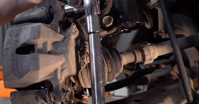 Kako dolgo traja menjava: Zavorni kolut na Toyota RAV4 III 2013 - informativni PDF priročnik