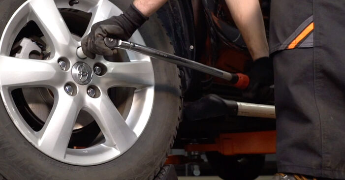 Toyota RAV4 III 2.0 4WD (ZSA30) 2011 Radlager wechseln: wie schwer ist es, selbst zu reparieren - Downloaden Sie sich illustrierte Anleitungen