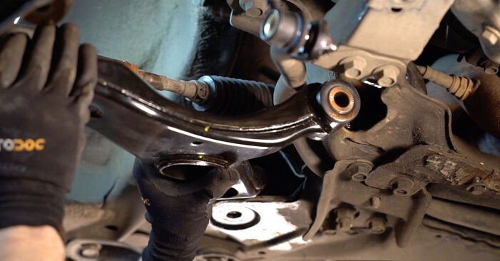 How to remove TOYOTA RAV4 2.0 (ZSA35_) 2009 Control Arm - online easy-to-follow instructions