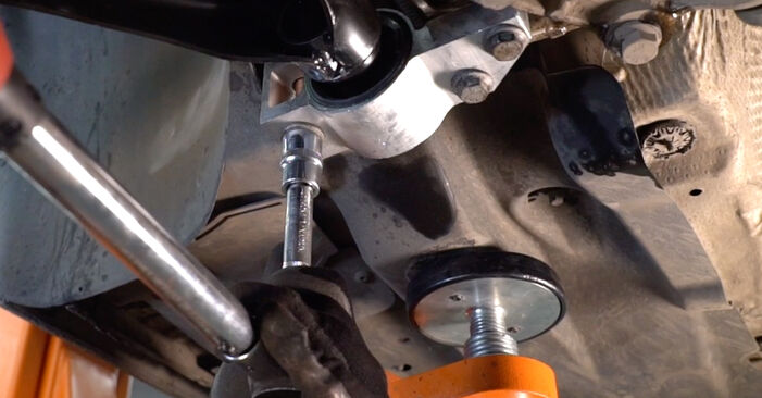 Changing of Control Arm on Golf 5 2004 won't be an issue if you follow this illustrated step-by-step guide