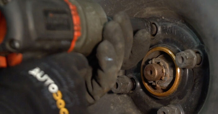 Wie kompliziert ist es, selbst zu reparieren: Bremsbeläge am Opel Corsa C 1.7 DI (F08, F68) 2006 ersetzen – Laden Sie sich illustrierte Wegleitungen herunter