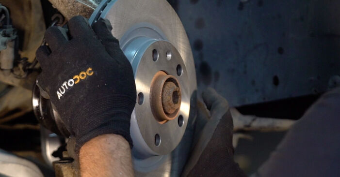 Changing Brake Discs on AUDI A4 Avant (8E5, B6) 1.8 T 2004 by yourself