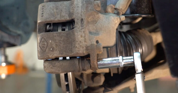 RENAULT CLIO Bremseskiver gør-det-selv udskiftnings værksted manual