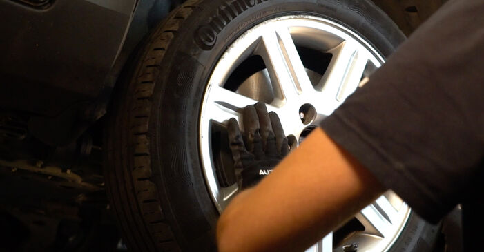 Wie problematisch ist es, selber zu reparieren: Bremsbeläge beim Volvo V50 Kombi D5 2009 auswechseln – Downloaden Sie sich bebilderte Tutorials