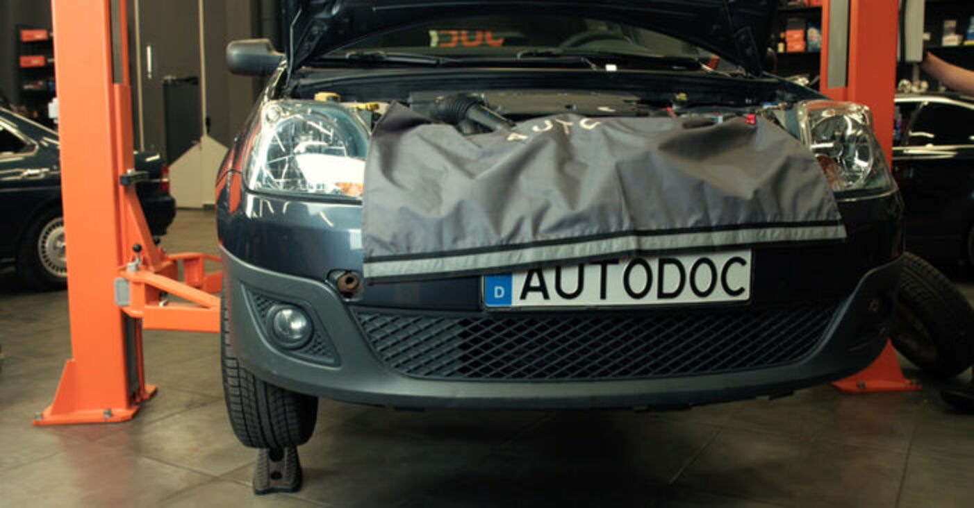 How to change serpentine belt on Ford Fiesta V JH JD replacement guide