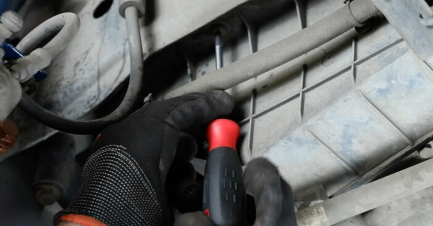 How to change serpentine belt on Ford Fiesta V JH JD replacement guide