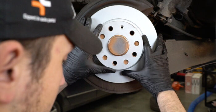 Changing Brake Discs on AUDI A3 Sportback (8PA) 1.6 TDI 2007 by yourself