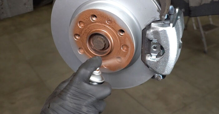Changing of Brake Discs on Audi A3 8P Sportback 2012 won't be an issue if you follow this illustrated step-by-step guide