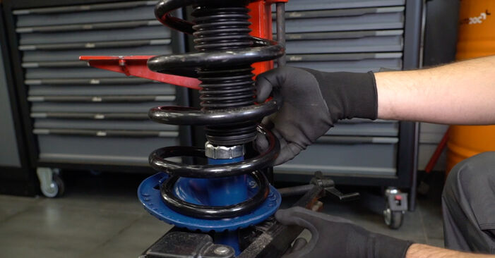 How to remove VW TRANSPORTER 2.5 TDI 2007 Shock Absorber - online easy-to-follow instructions
