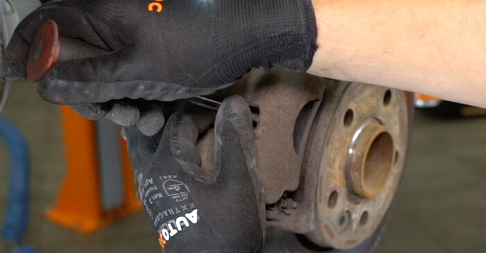 Changing of Brake Pads on VW T5 2011 won't be an issue if you follow this illustrated step-by-step guide