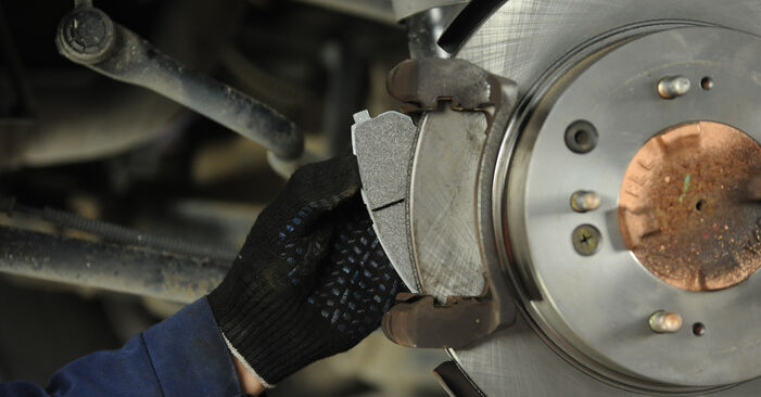 SORENTO I (JC) 3.5 2013 Brake Pads DIY replacement workshop manual