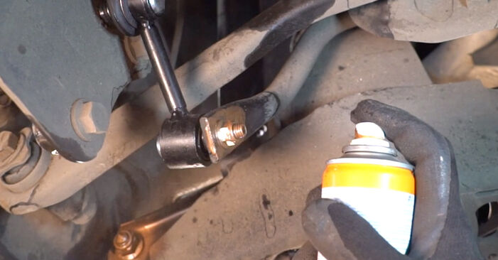 Changing of Anti Roll Bar Links on Audi A4 B6 2003 won't be an issue if you follow this illustrated step-by-step guide