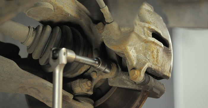 Wie problematisch ist es, selber zu reparieren: Bremsscheiben beim Ford Mondeo Mk3 ST220 3.0 2006 auswechseln – Downloaden Sie sich bebilderte Tutorials