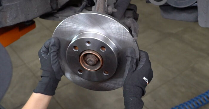 How to change Brake Discs on VW GOLF II (19E, 1G1) 1983 - free PDF and video manuals