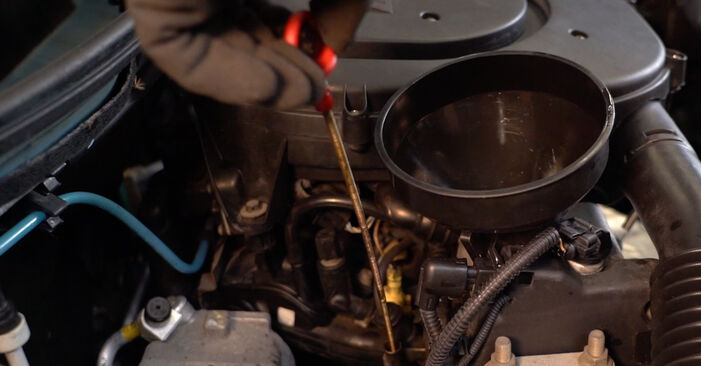 How to replace FIAT PUNTO (188) 1.2 60 2000 Oil Filter - step-by-step manuals and video guides