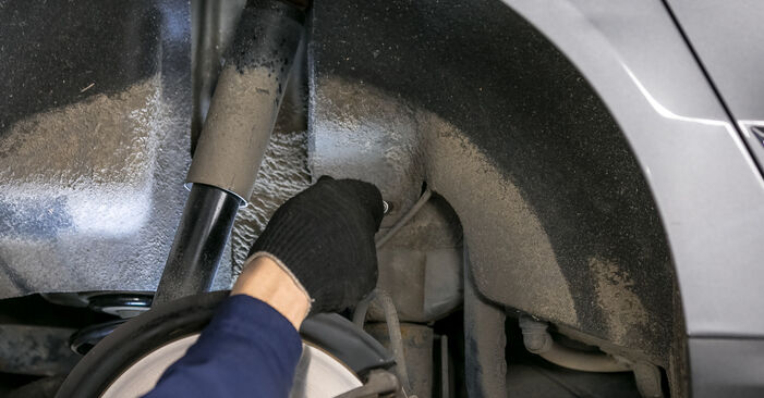 Hvordan skifte VW PASSAT 2005 Fjærbenslager trinn–for–trinn veiledning