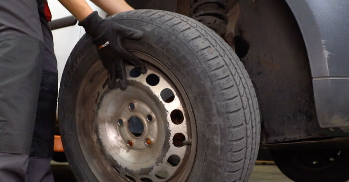How to remove VW CADDY 1.6 2008 Brake Pads - online easy-to-follow instructions