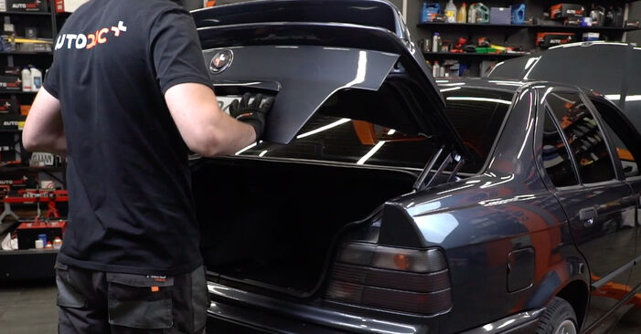 How to change Strut Mount on E36 1990 - free PDF and video manuals