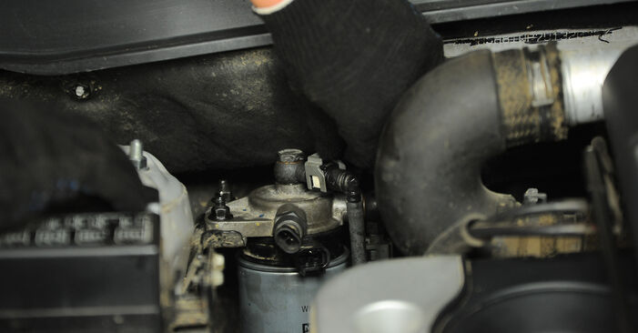 Hinweise des Automechanikers zum Wechseln von HYUNDAI SANTA FÉ II (CM) 2.2 CRDi 2011 Kraftstofffilter