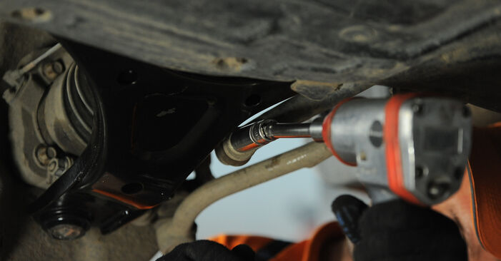 Wie schmierig ist es, selber zu reparieren: Koppelstange beim Hyundai Santa Fe cm 2.4 4x4 2011 wechseln – Downloaden Sie sich Bildanleitungen