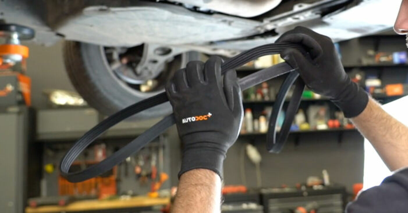 How to change serpentine belt on Mercedes W168 replacement guide