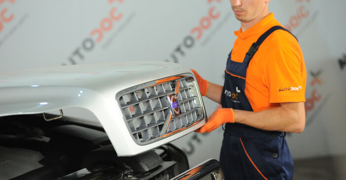 Ako vymeniť Brzdový kotouč na Volvo XC90 1 2002 – bezplatné PDF a video návody.