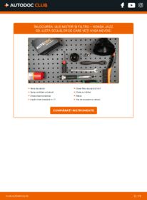 Cum să efectuați înlocuirea: Filtru ulei Honda Jazz gd 1.3 iDSi (GD1)