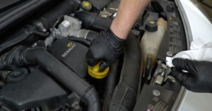 Austauschen Anleitung Ölfilter am Renault Clio 3 2005 1.5 dCi selbst