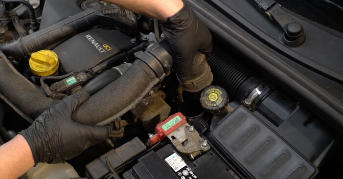 Changing of Oil Filter on Renault Clio 3 2013 won't be an issue if you follow this illustrated step-by-step guide