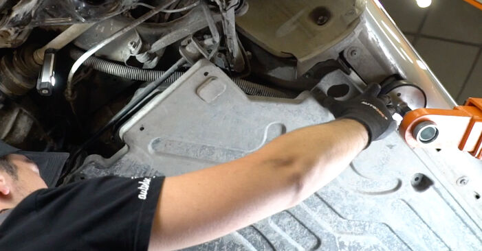 How to remove MERCEDES-BENZ C-CLASS C 200 CDI 2.2 (203.007) 2004 Control Arm - online easy-to-follow instructions