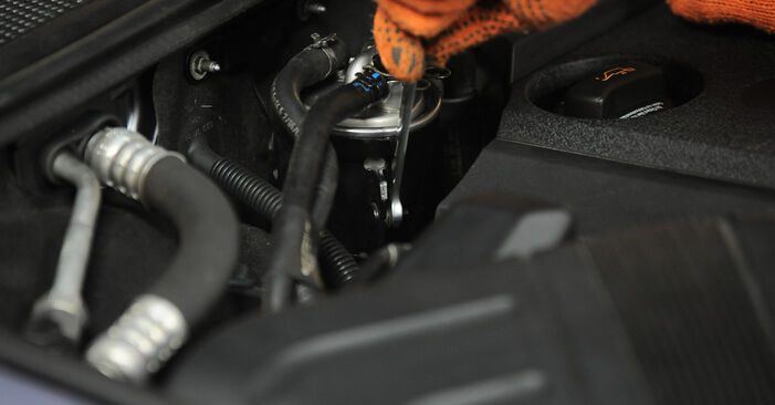 Sostituzione Filtro Carburante Audi A4 B7 1.9 TDI 2006: manuali dell'autofficina