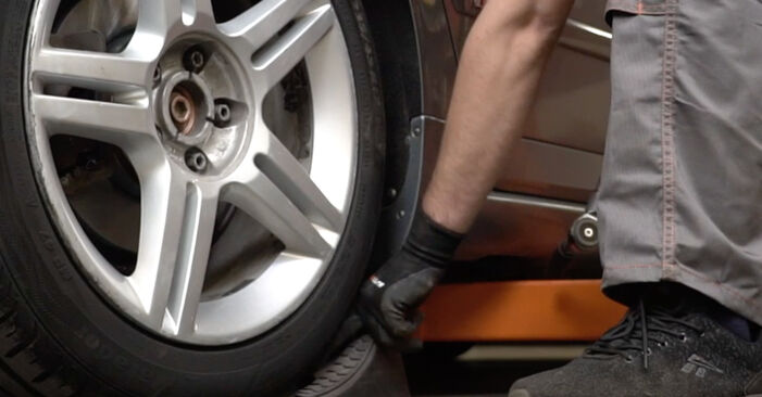 Wie schmierig ist es, selber zu reparieren: Bremsscheiben beim Honda CR-V II 2.4 4WD (RD7) 2001 wechseln – Downloaden Sie sich Bildanleitungen