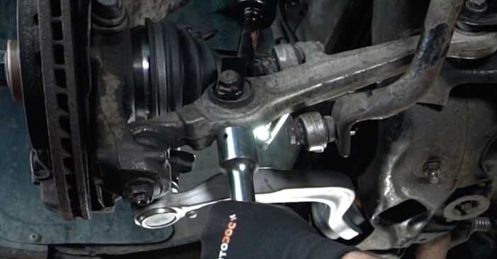 Changing of Control Arm on Audi A6 C5 Avant 2005 won't be an issue if you follow this illustrated step-by-step guide