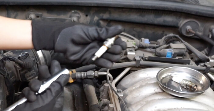 How to change Spark Plug on Audi A6 C5 Avant 1997 - free PDF and video manuals