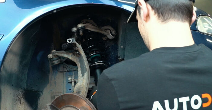 How to remove AUDI A4 1.8 T quattro 1998 Shock Absorber - online easy-to-follow instructions