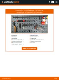 Wie der Austausch bewerkstelligt wird: Stoßdämpfer 1.4 16V Polo 9N