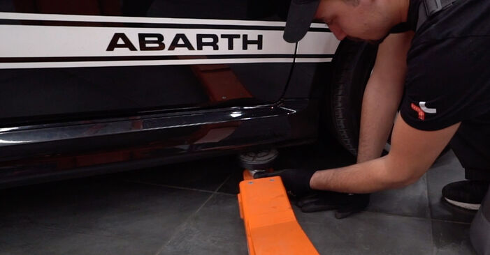 How to change Shock Absorber on Abarth 595 2008 - free PDF and video manuals