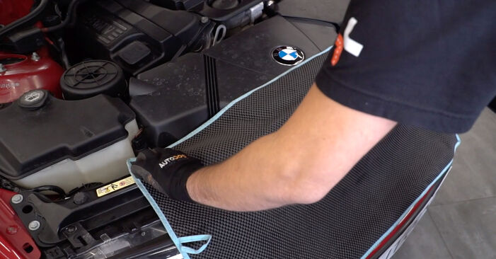 Wie man BMW 3 Cabrio (E46) 330 Ci 2001 Innenraumfilter austauscht - Schrittweise Handbücher und Videowegleitungen