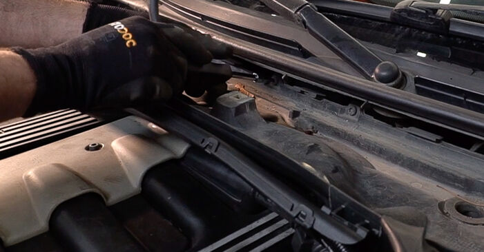 Kako težko to naredite sami: Zracni filter zamenjava na BMW 3 Touring (E46) 330xd 2.9 2005 - prenesite slikovni vodnik