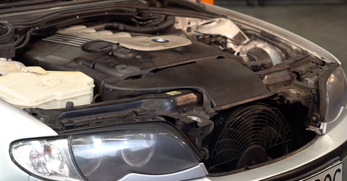 Zamenjajte Oljni filter na BMW 3 Touring (E46) 2002 320d 2.0 sami