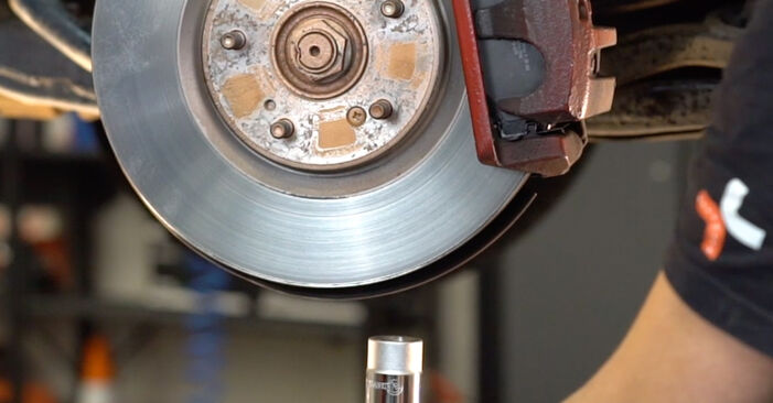 Cómo reemplazar Amortiguadores en un HONDA ACCORD VIII (CU) 2013: descargue manuales en PDF e instrucciones en video