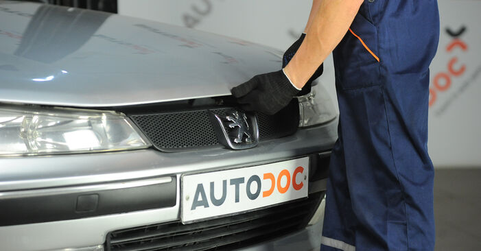 Ako vymeniť Vzduchový filter na Peugeot 406 Sedan 1995 – bezplatné PDF a video návody.